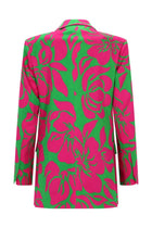 Dries Van Noten Women's Basti Single-Breasted Jacket Multicolor, view 2