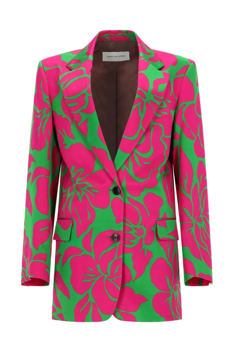 Dries Van Noten Women's Basti Single-Breasted Jacket Multicolor