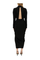 Dries Van Noten Women's Midi Dress Black, view 3