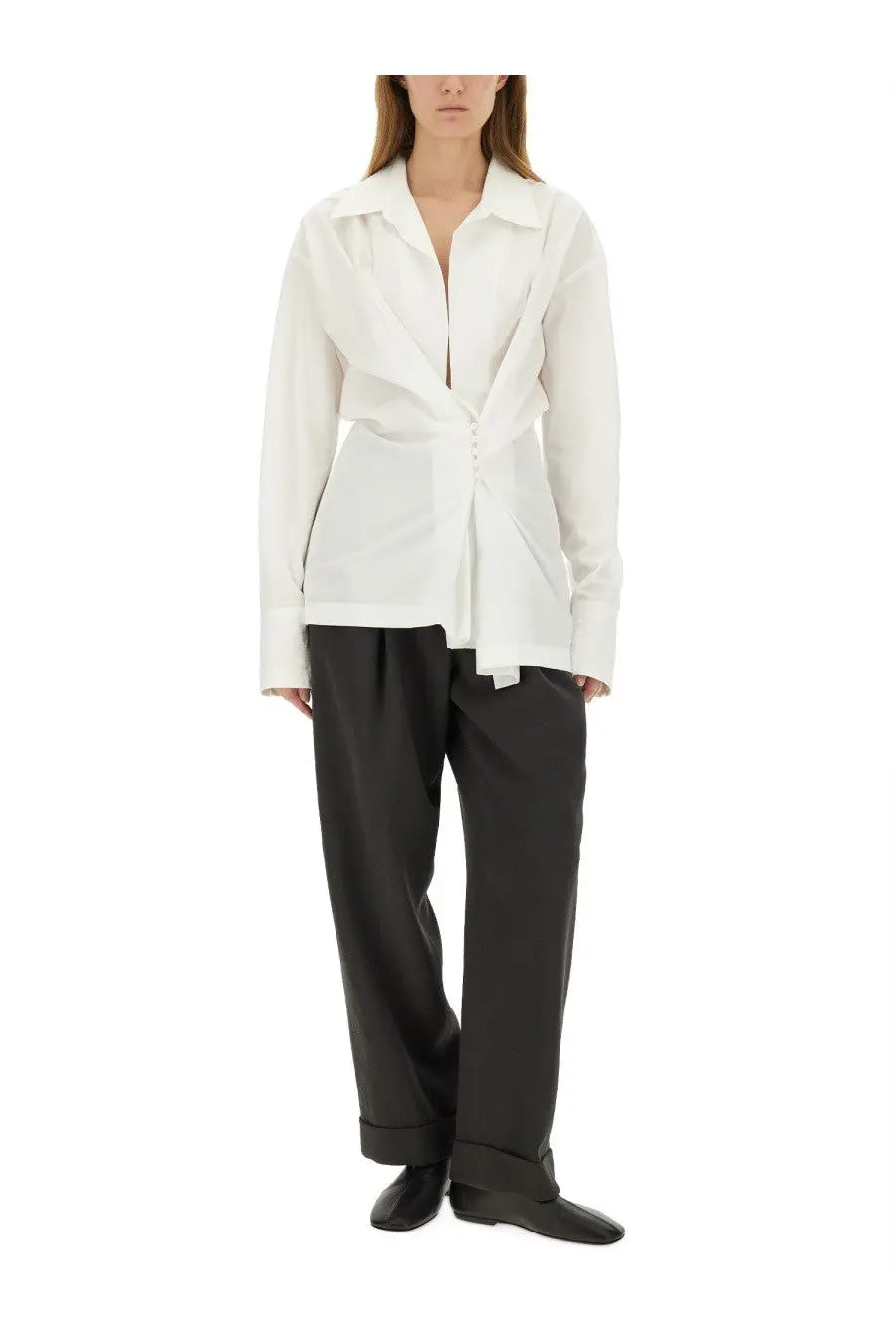 Dries Van Noten Women's Pants Partan Grey, view 2