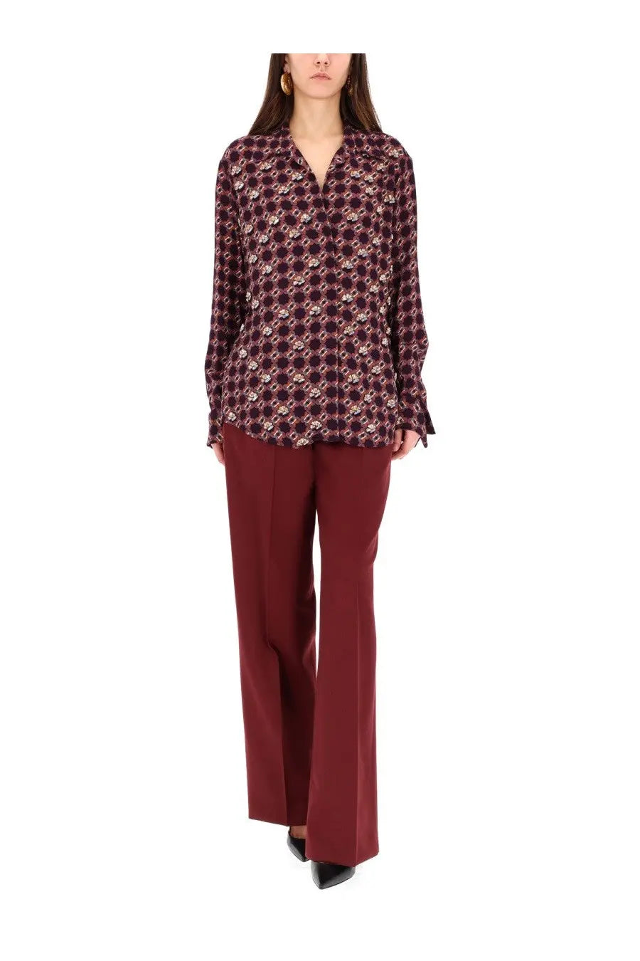 Dries Van Noten Women's Pants Portias Red, view 2