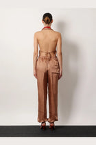 Dries Van Noten Women's Penra Viscose Trousers Grey, view 3