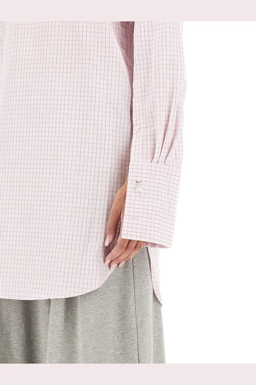 Dries Van Noten Women's Plaid Shirt Blue, view 4