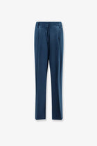 Dries Van Noten Women's Portias Satin Trousers Blue