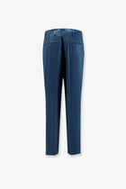 Dries Van Noten Women's Portias Satin Trousers Blue, view 4