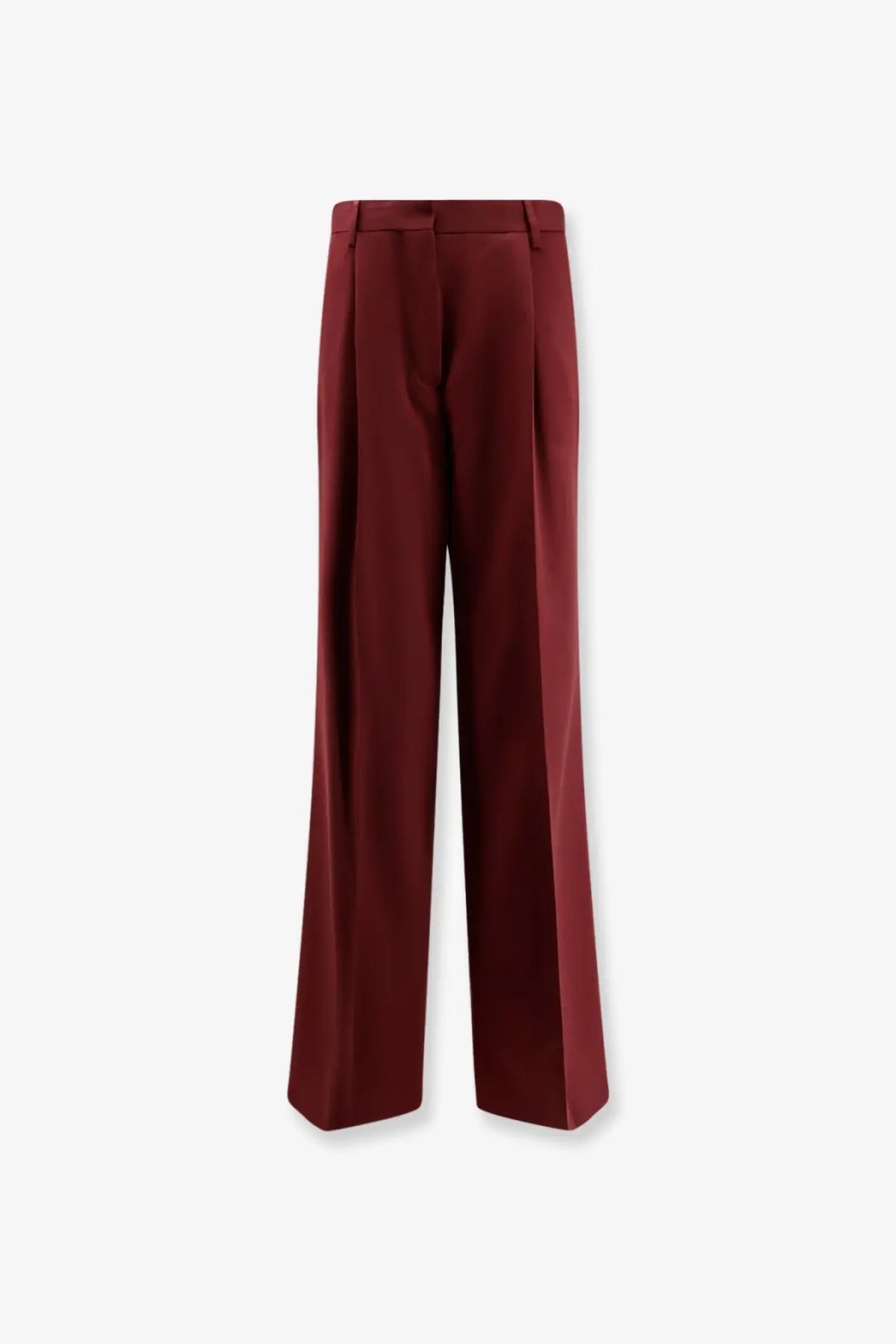 Dries Van Noten Women's Portias Wool Trousers Red