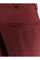 Dries Van Noten Women's Portias Wool Trousers Red, view 5