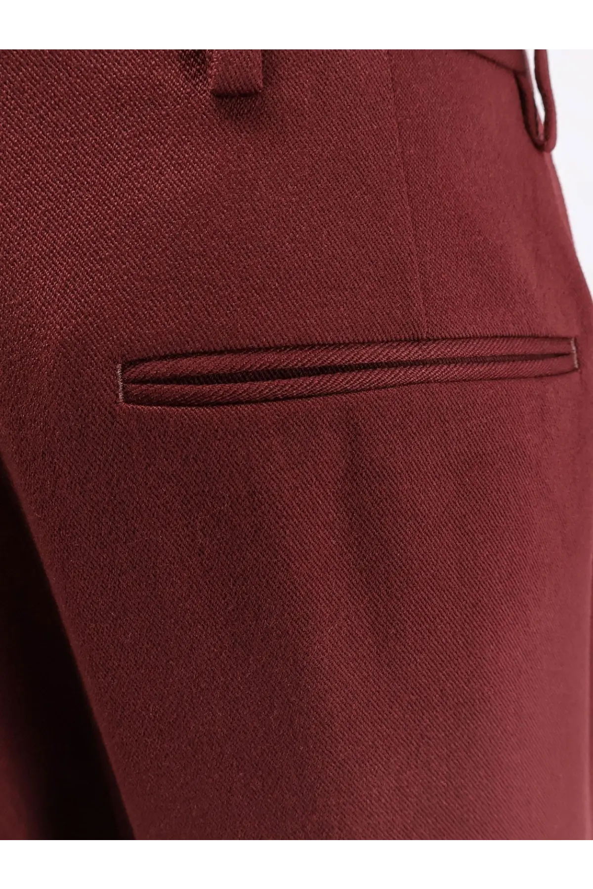 Dries Van Noten Women's Portias Wool Trousers Red, view 5