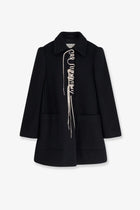 Dries Van Noten Women's Rebela Wool Blend Coat Black