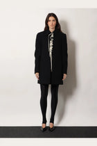 Dries Van Noten Women's Rebela Wool Blend Coat Black, view 2