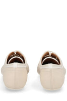 Dries Van Noten Women's Leather Sneaker Ballet Flats White, view 4