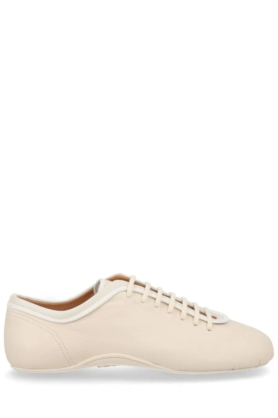 Dries Van Noten Women's Leather Sneaker Ballet Flats White