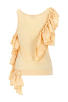 Dries Van Noten Women's Top with Ruches Yellow, view 2