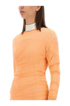 Dries Van Noten Women's Tulle Tops Orange, view 4