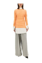Dries Van Noten Women's Tulle Tops Orange, view 2