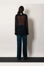 Dries Van Noten Women's Viscose Shirt Blue, view 3