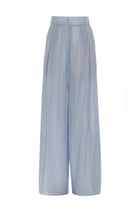 Dries Van Noten Women's Wide Leg Pants Blue