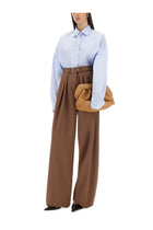 Dries Van Noten Women's Wide Leg Pants Brown, view 2
