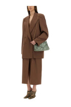 Dries Van Noten Women's Wool Skirt Brown, view 2
