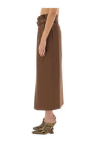 Dries Van Noten Women's Wool Skirt Brown, view 4
