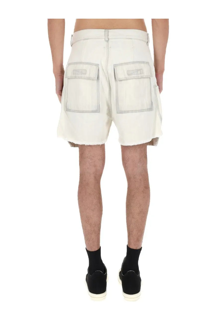 DRKSHDW Men's Bauhaus Shorts White, view 5