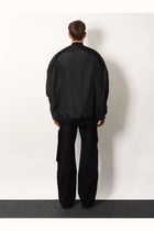 DRKSHDW Men's Convertible Jumbo Peter Flight Recycled Nylon Jacket Black, view 3