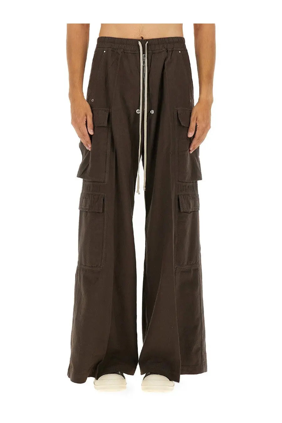 DRKSHDW Men's Double Cargo Jumbo Belas Pants Brown