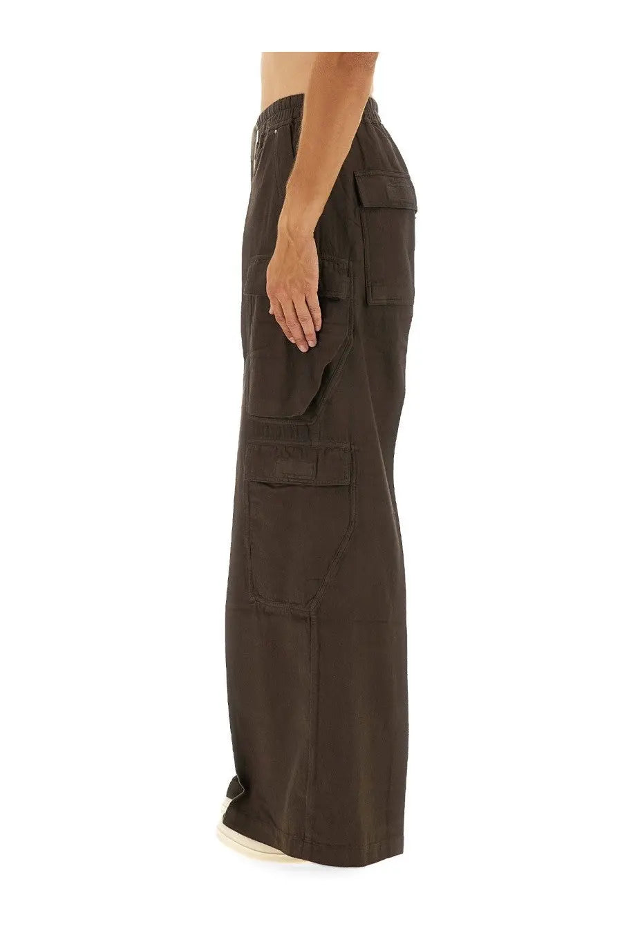 DRKSHDW Men's Double Cargo Jumbo Belas Pants Brown, view 4