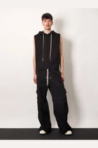 DRKSHDW Men's Double Cargo Jumbo Belas Trousers Black, view 2