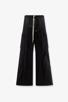 DRKSHDW Men's Double Cargo Jumbo Belas Trousers Black