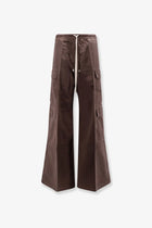 DRKSHDW Men's Double Cargo Jumbo Organic Cotton Trousers Grey