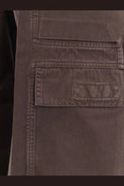 DRKSHDW Men's Double Cargo Jumbo Organic Cotton Trousers Grey, view 3