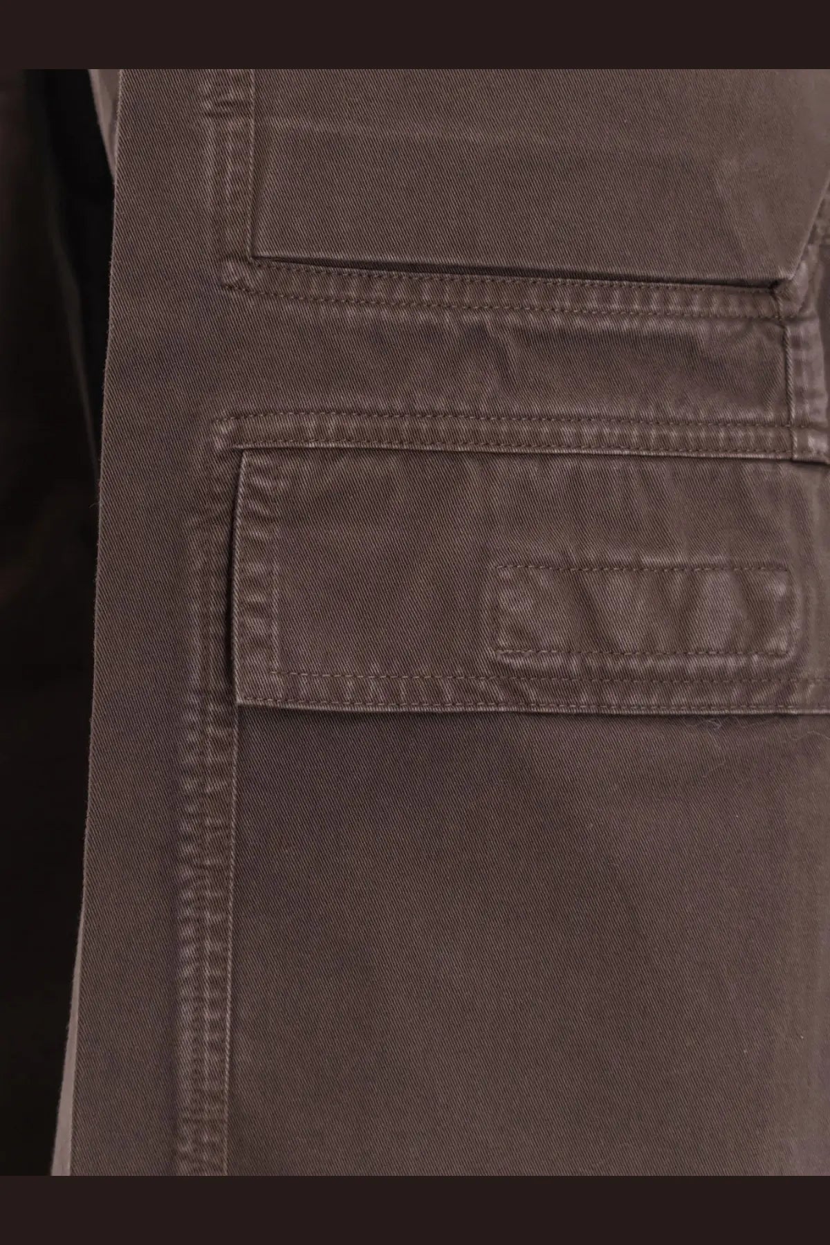 DRKSHDW Men's Double Cargo Jumbo Organic Cotton Trousers Grey, view 3
