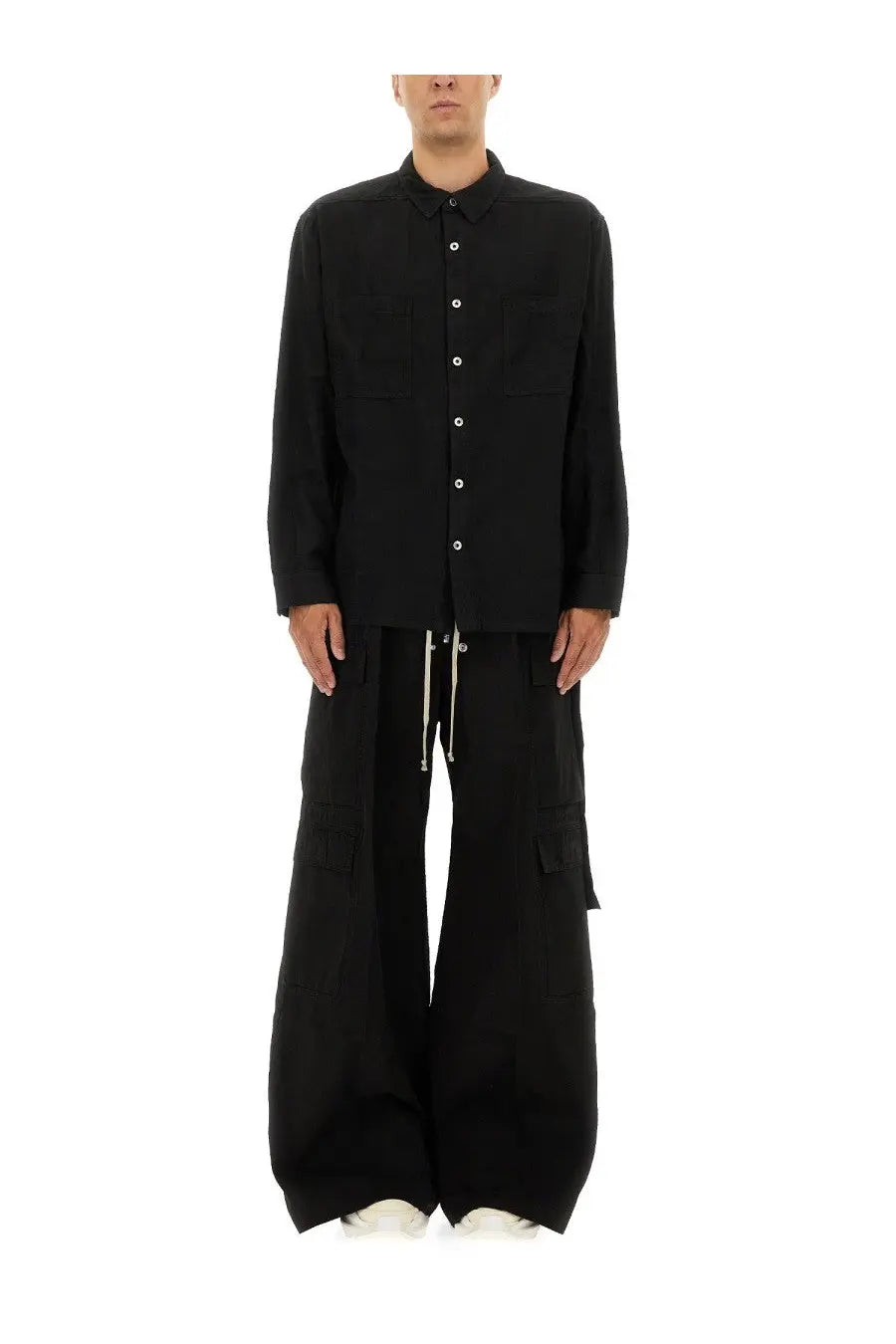 DRKSHDW Men's Jumbo Outershirt Shirt Black