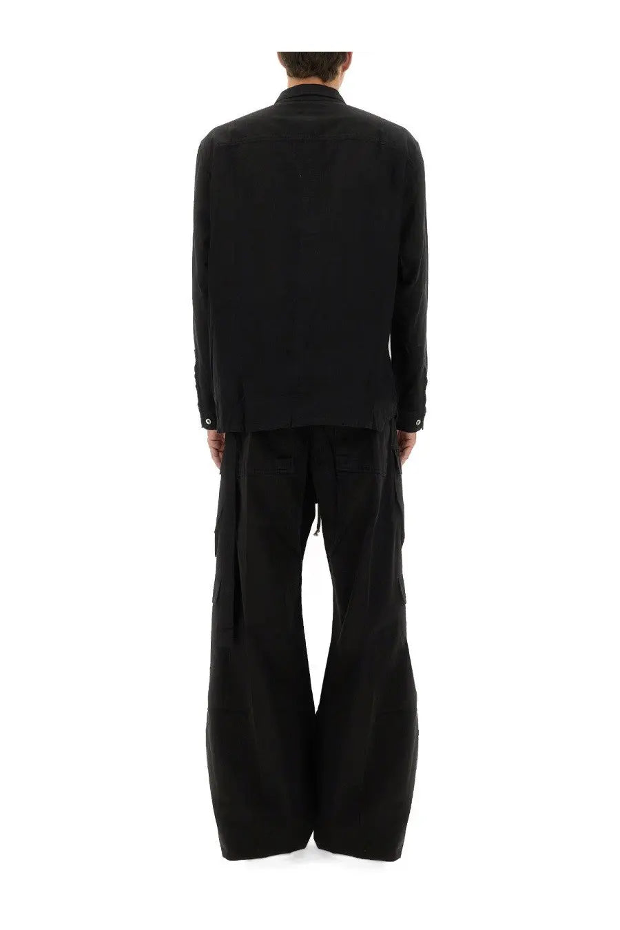DRKSHDW Men's Jumbo Outershirt Shirt Black, view 3