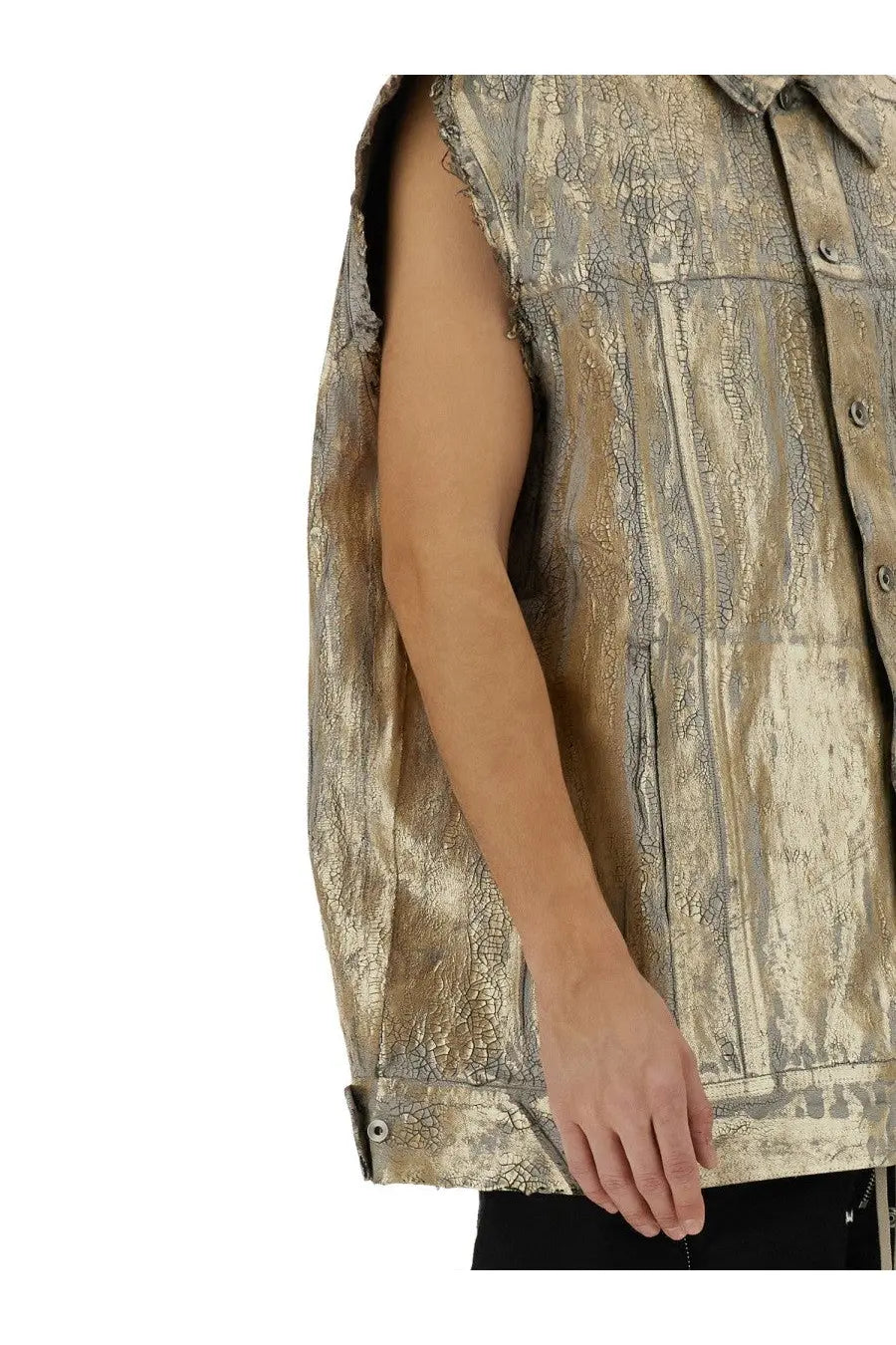 DRKSHDW Men's Jumbo Vest Gold, view 4