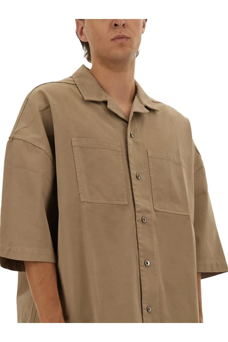 DRKSHDW Men's Magnum Tommy Shirt Beige, view 4