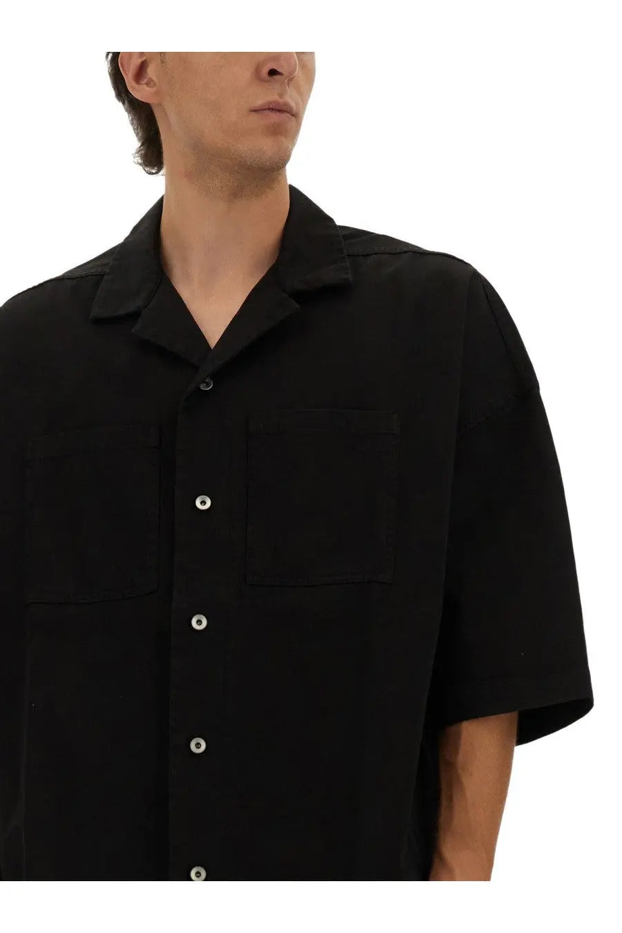 DRKSHDW Men's Magnum Tommy Shirt Black, view 4