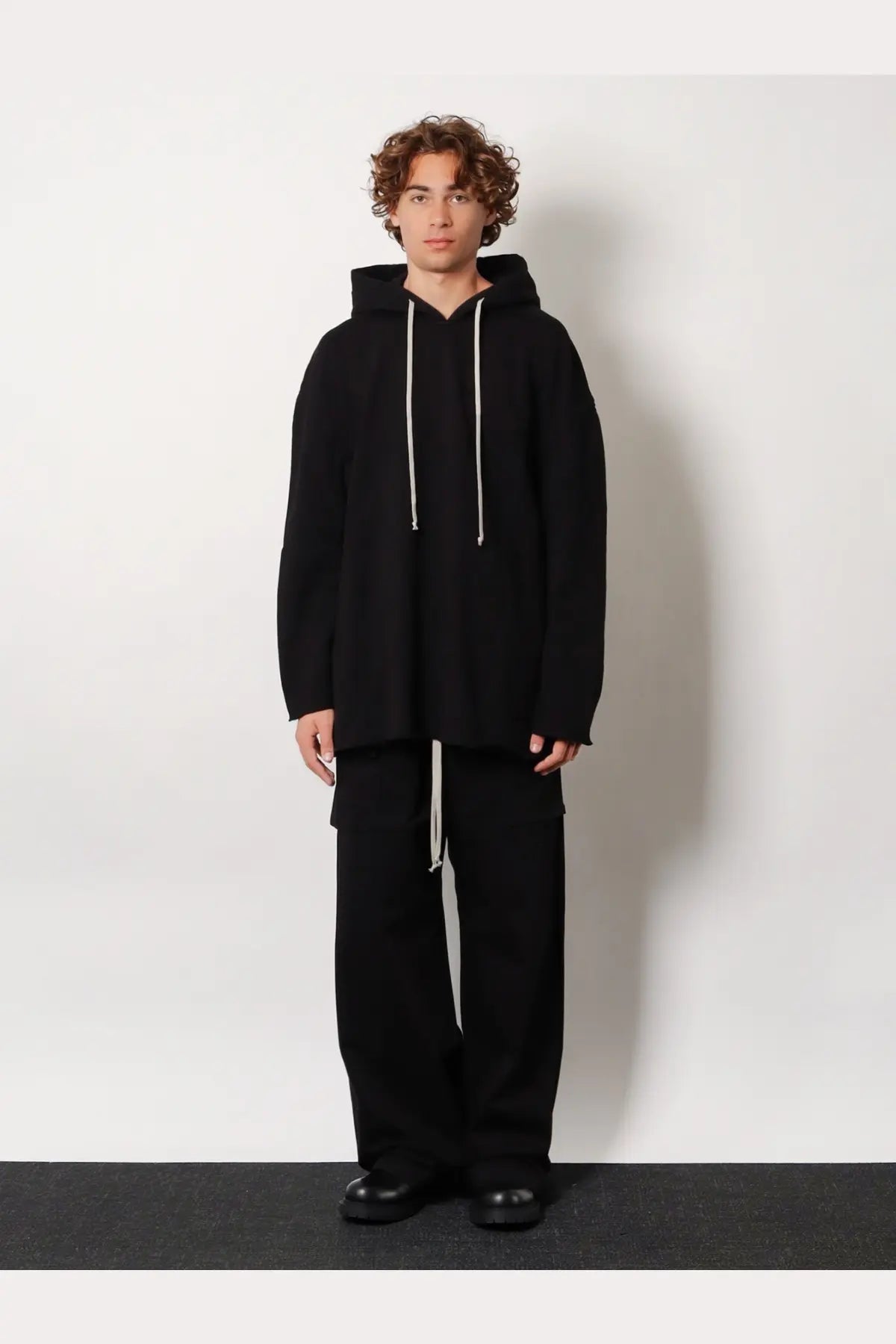 DRKSHDW Men's Peter Cotton Sweatshirt Black, view 2