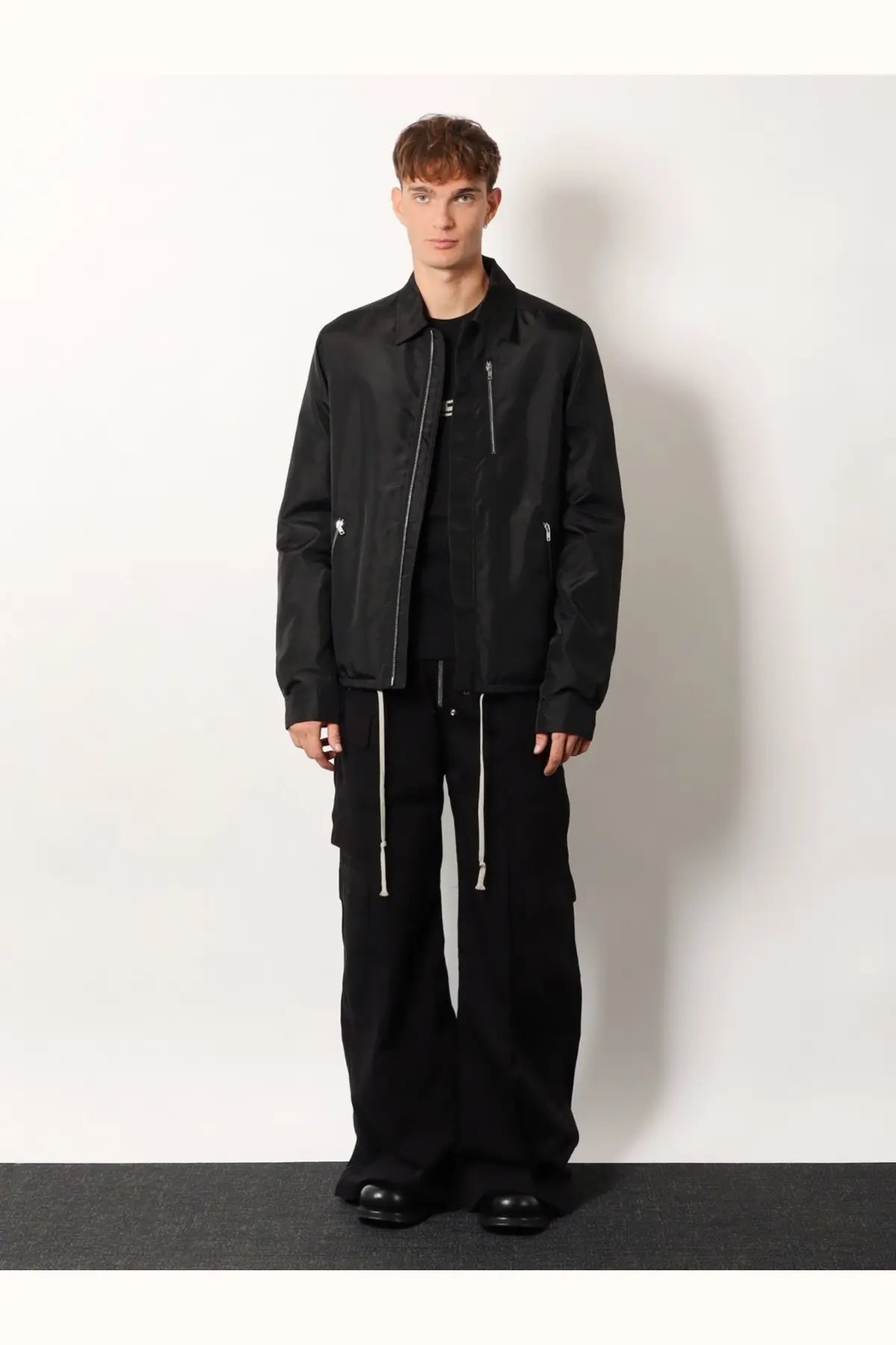 DRKSHDW Men's Recycled Nylon Jacket Black, view 2