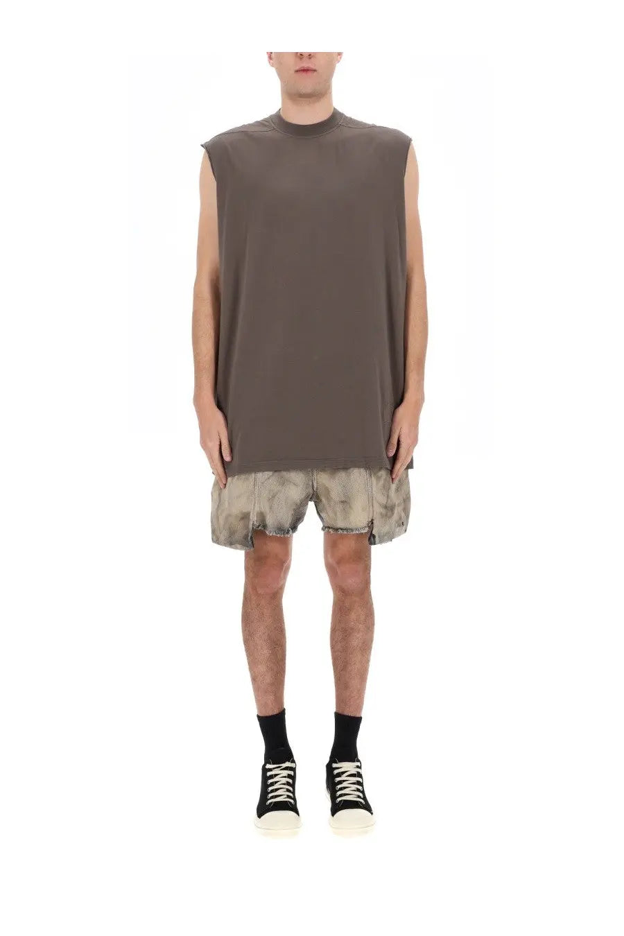 DRKSHDW Men's Tarp Shirt Brown, view 4