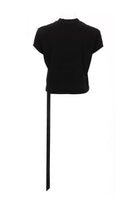 DRKSHDW Women's Cropped Small Level Shirt Black, view 2