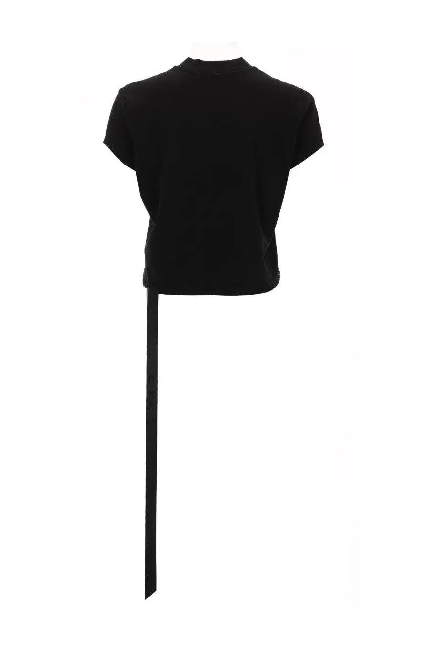 DRKSHDW Women's Cropped Small Level Shirt Black, view 2