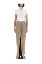 DRKSHDW Women's Cropped Small Shirt White