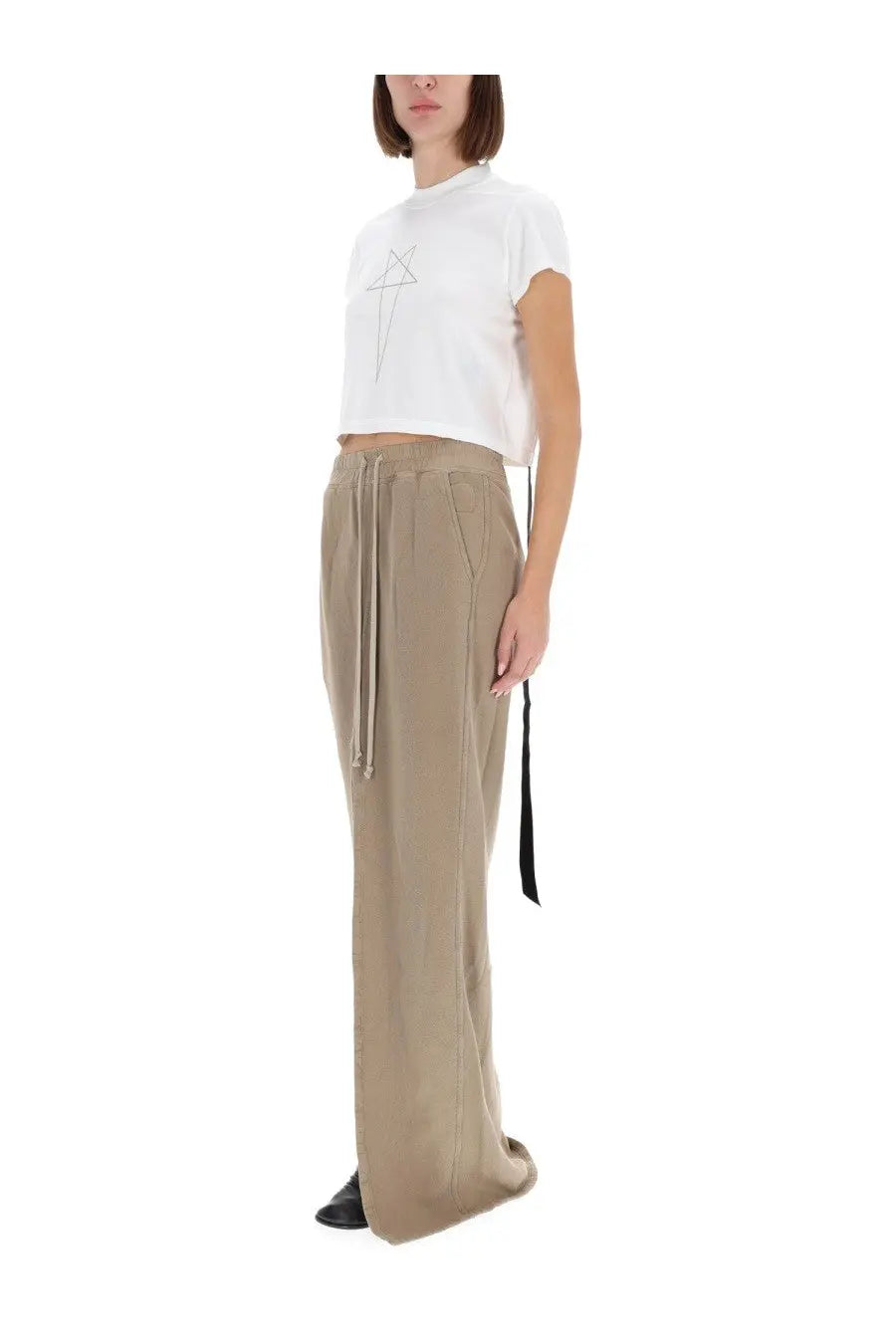 DRKSHDW Women's Cropped Small Shirt White, view 2