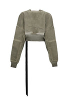 DRKSHDW Women's Denim Flight Bomber Jacket Brown, view 3