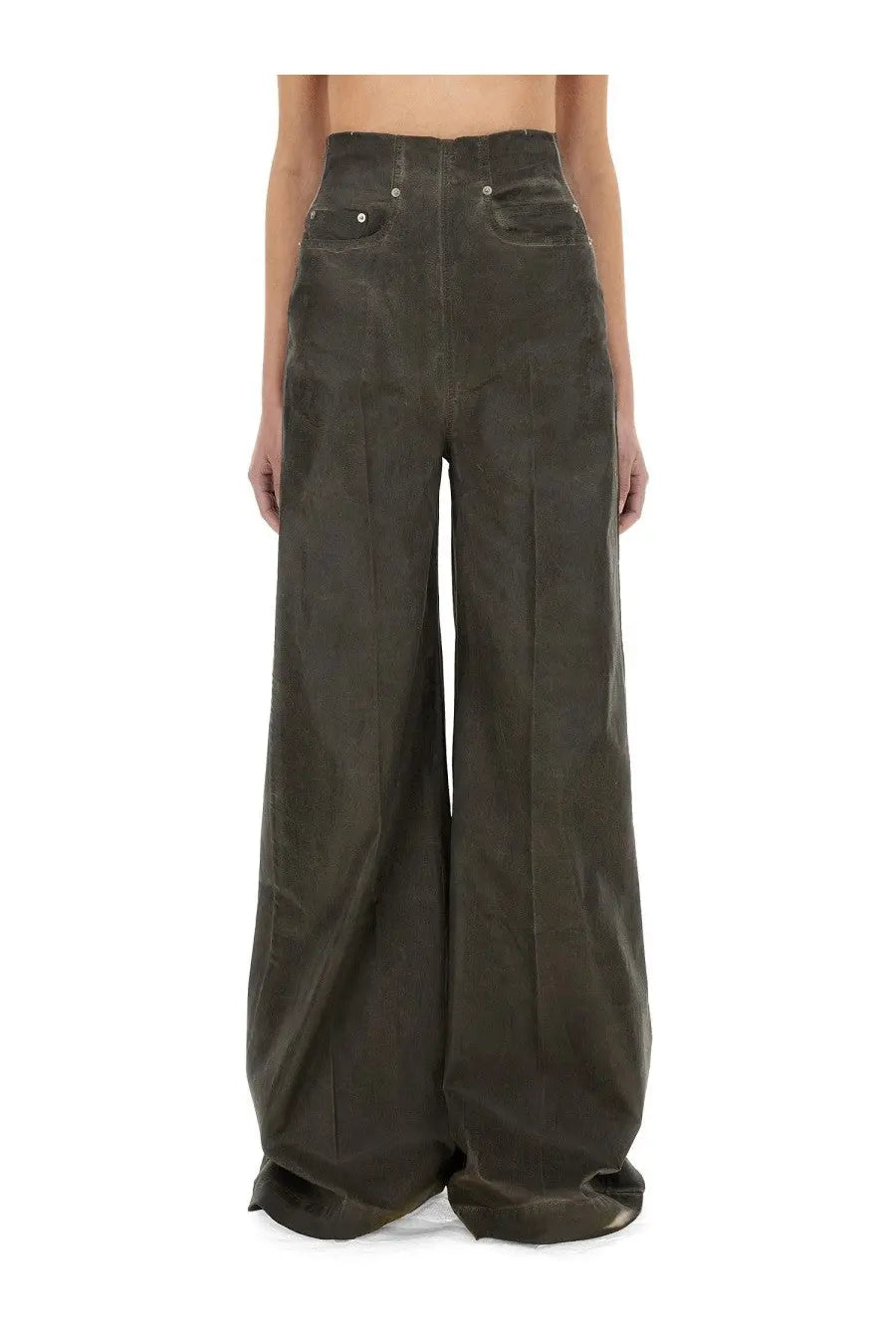 DRKSHDW Women's Dirt Cooper Denim Pants Grey