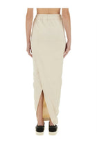 DRKSHDW Women's Pillar Maxi Skirt White, view 3