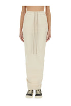 DRKSHDW Women's Pillar Maxi Skirt White