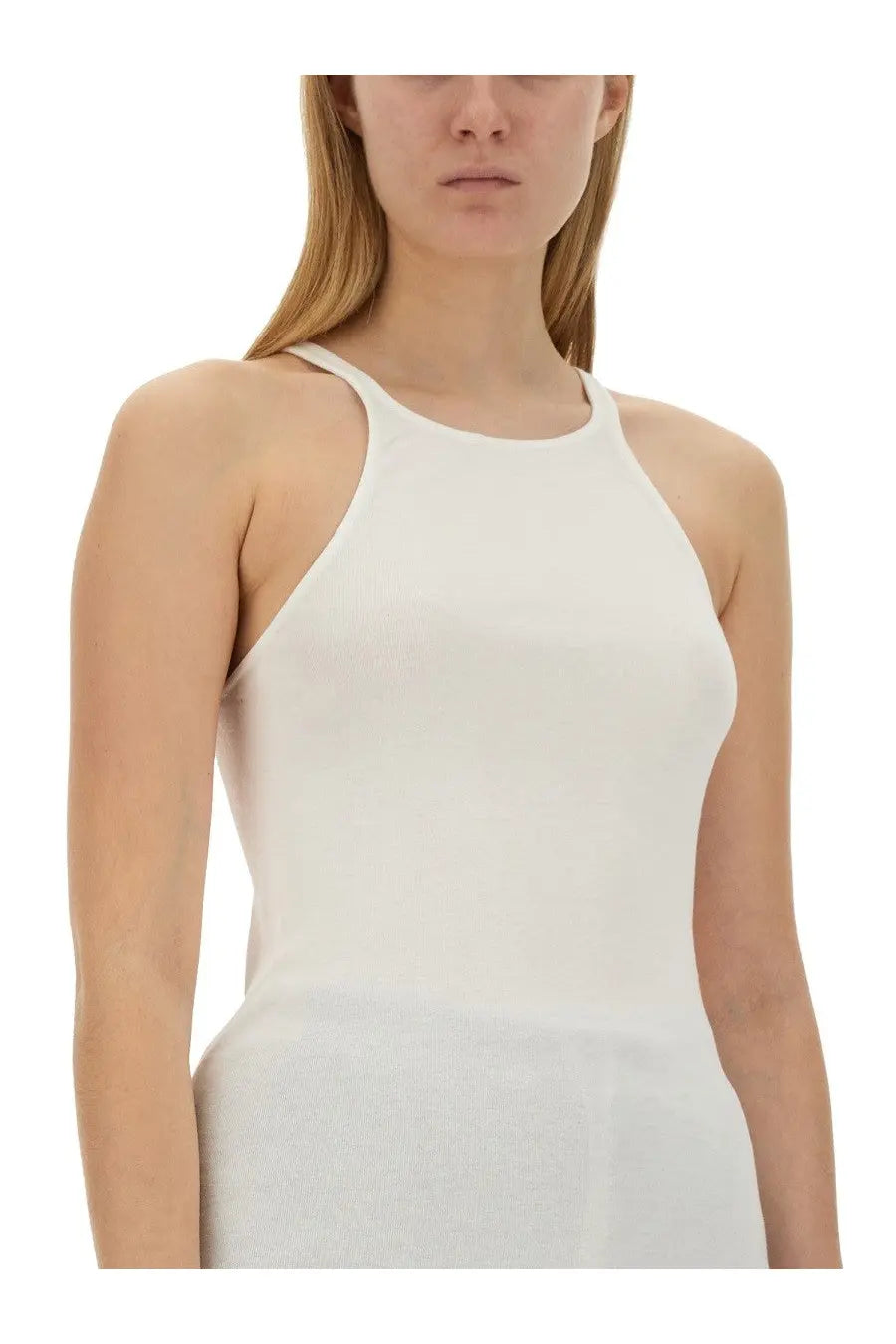 DRKSHDW Women's Racer Back Shirt White, view 4